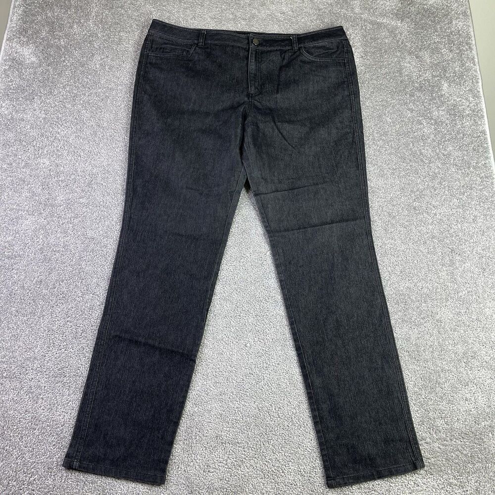 Lafayette 148 Pants Women’s 16 Black Skinny High Rise Stretch Workwear Business